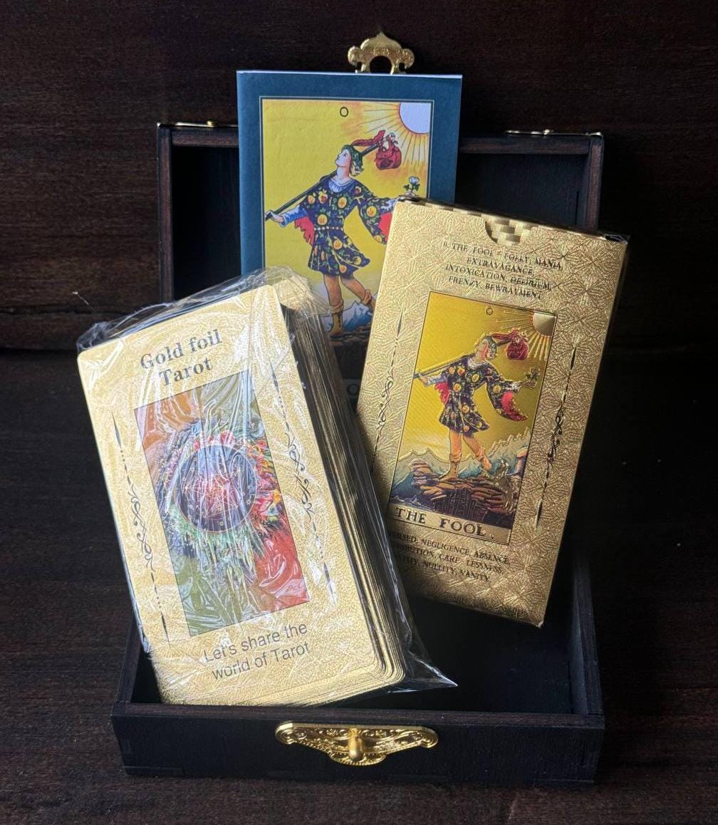 Beginner Tarot Deck with Upright & Reversed Card Meanings