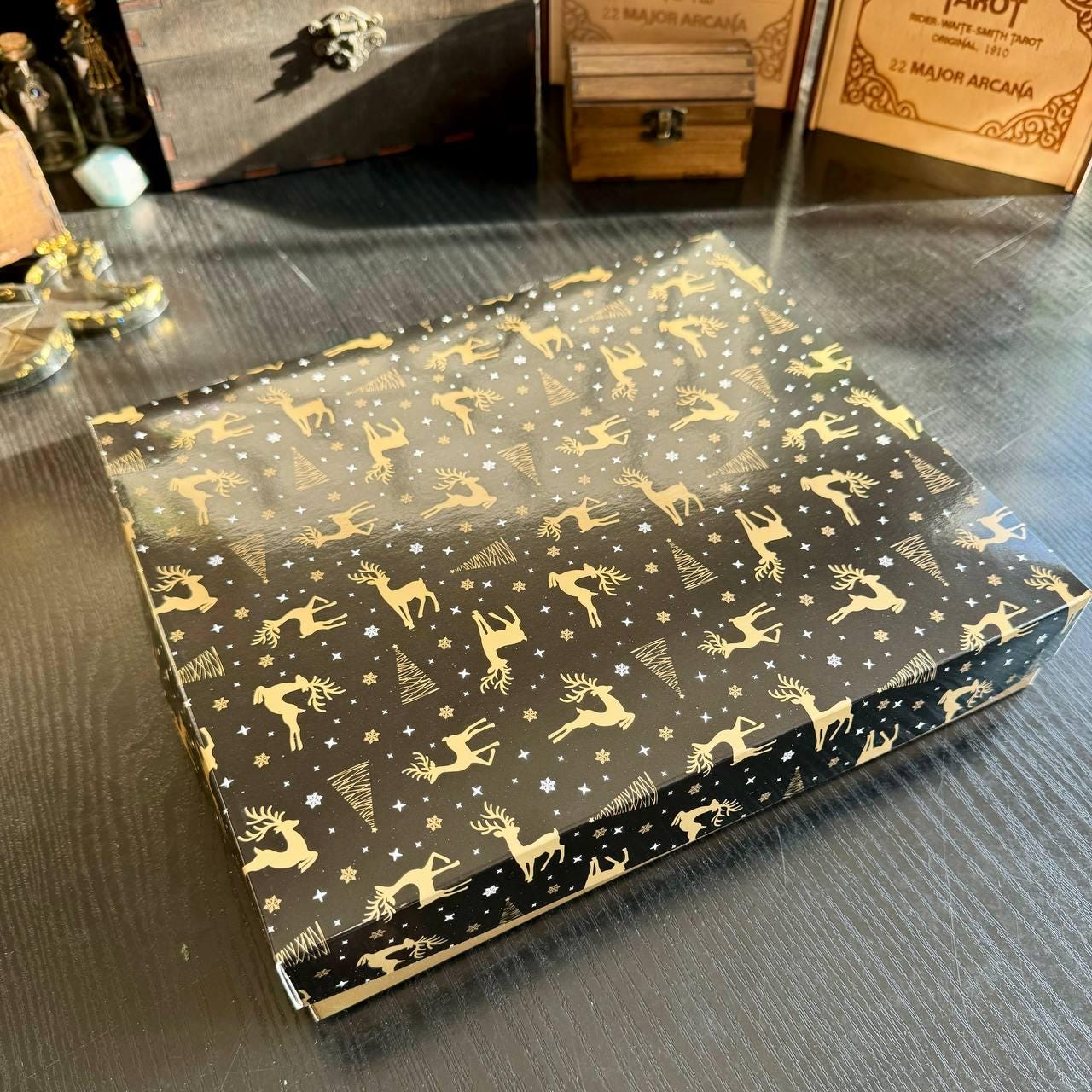 Witchcraft Mystery Box, Esoteric Surprise Gift Set with Tarot and Crystals