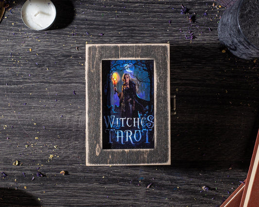 Tarot of the Witches Deck with Wooden Box & Spread Board