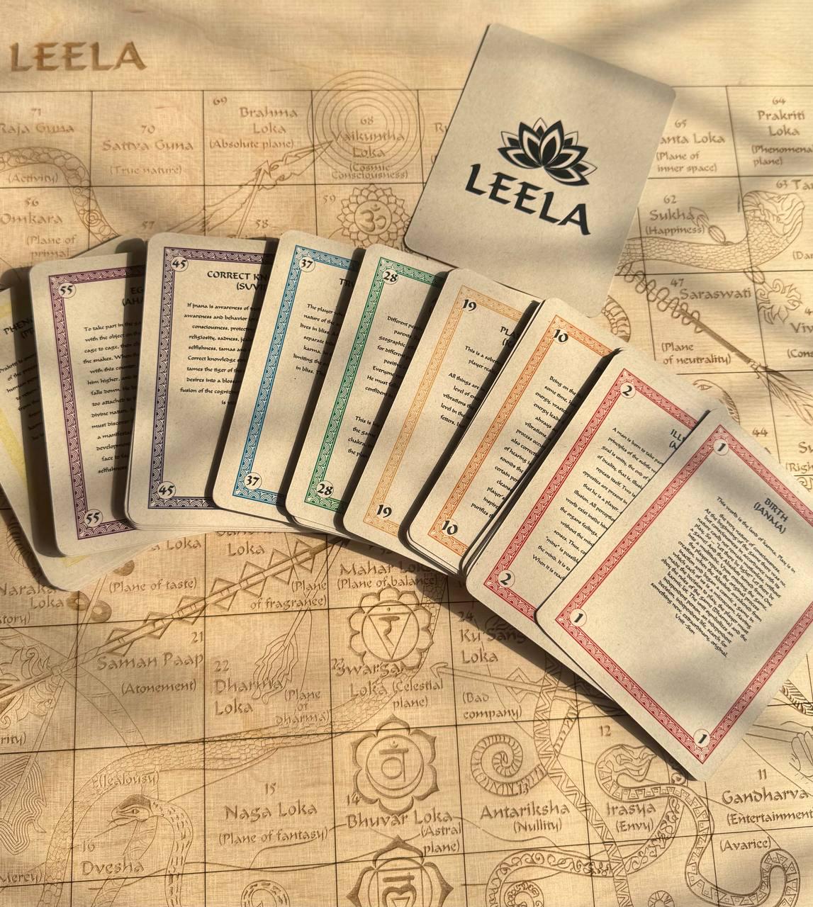 Cards of Leela Game – Self Discovery Cards | Spiritual Growth & Mindfulness Deck