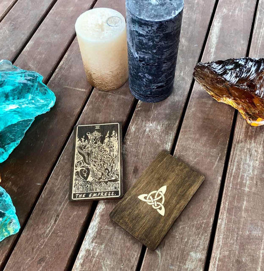 The Empress Tarot Card – Wooden Rider–Waite–Smith Major Arcana