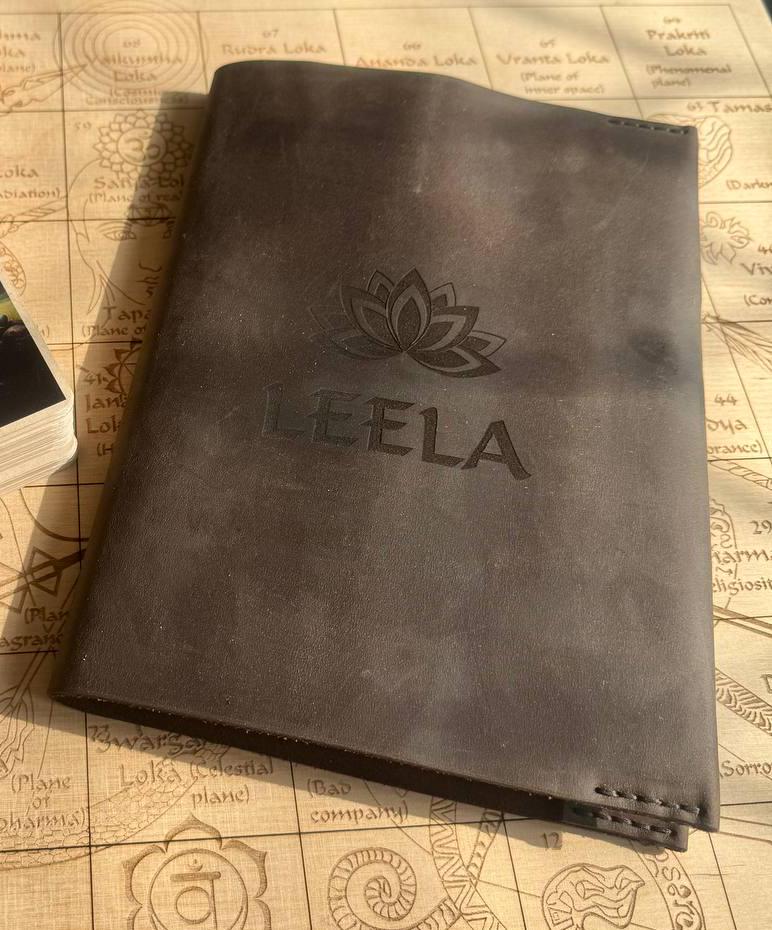 Leela Game Book – Spiritual Board Game Guide | Harish Johari Leather Edition