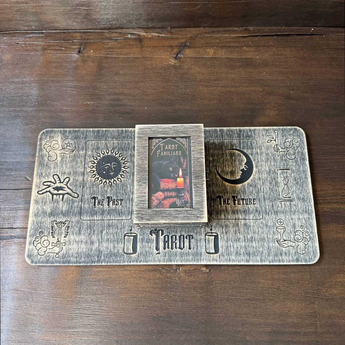 Animal Tarot Deck with Wooden Box & Spread Board