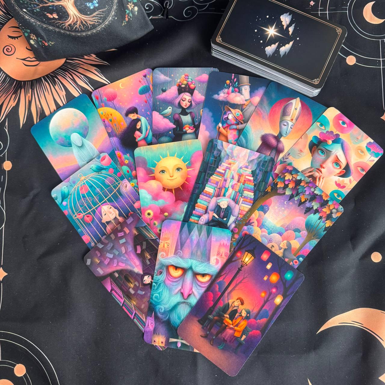 Metaphorical Association Cards | Counseling Support Cards and Art Therapy Deck for Group Work