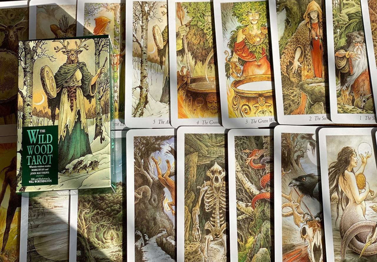 Wild Wood Tarot Deck with Wooden Box & Spread Board