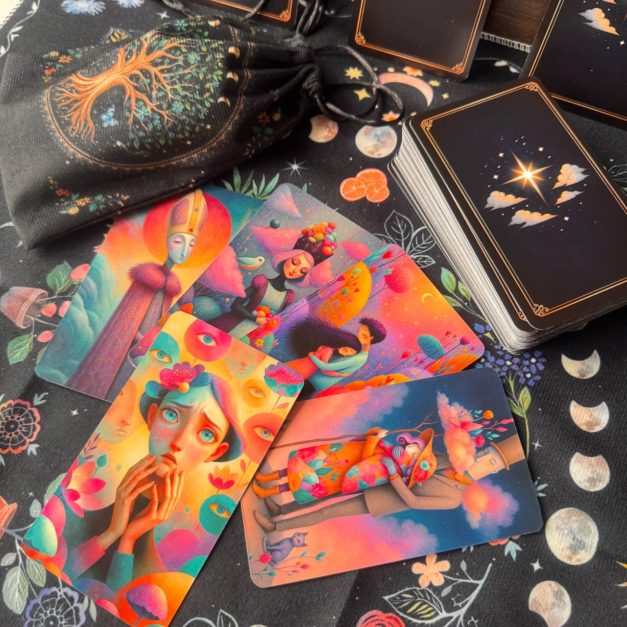 Metaphorical Association Cards | Counseling Support Cards and Art Therapy Deck for Group Work