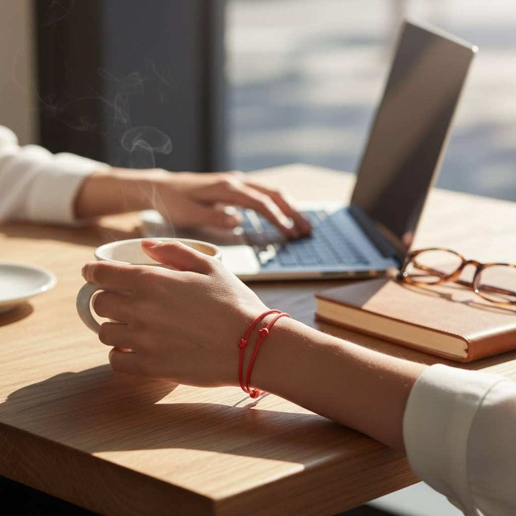 Red String Protection Bracelet, Lucky Knot Spiritual Amulet Gift
