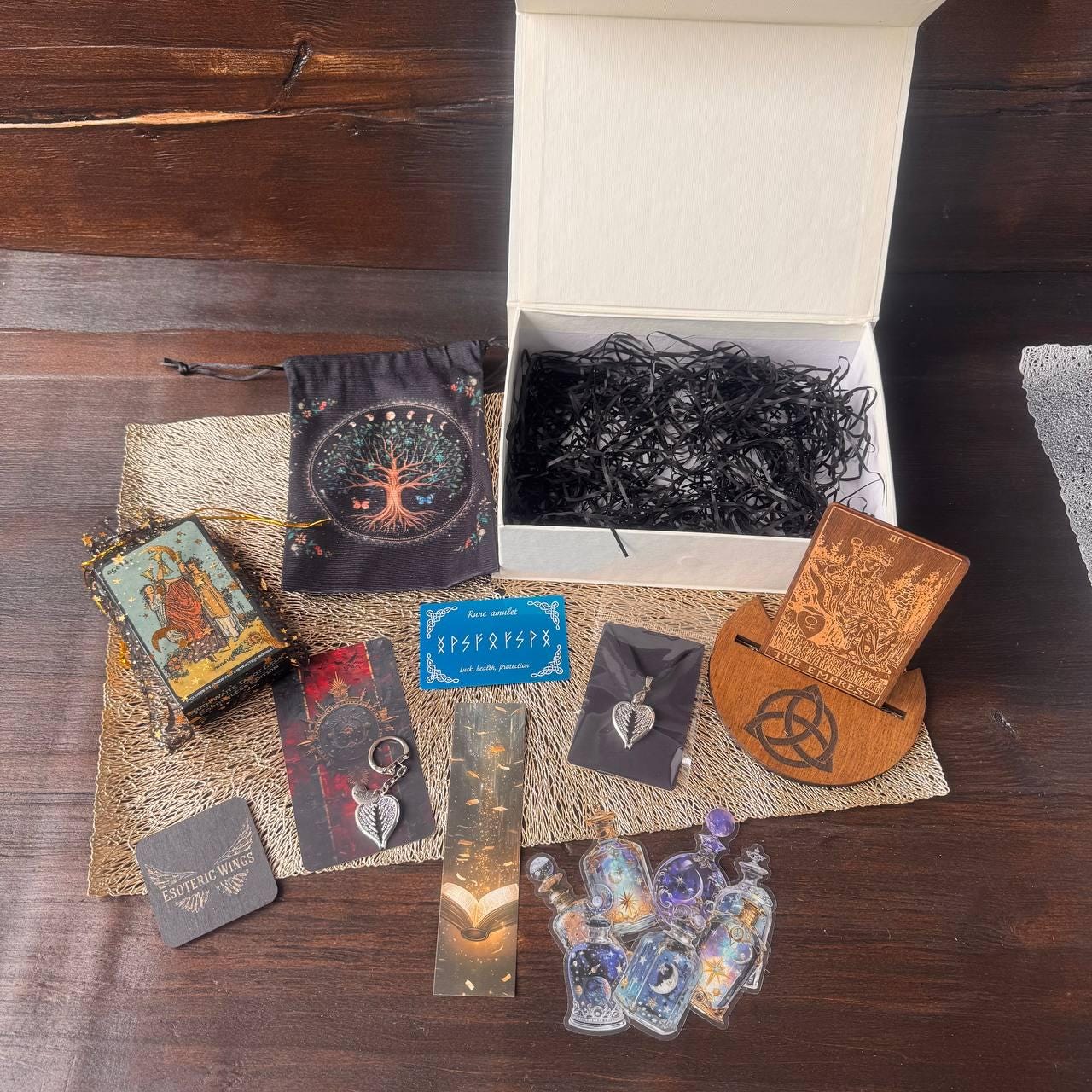 Esoteric Mystery Box | Handcrafted Witchcraft Surprise Box & Tarot Gift Set Collection
