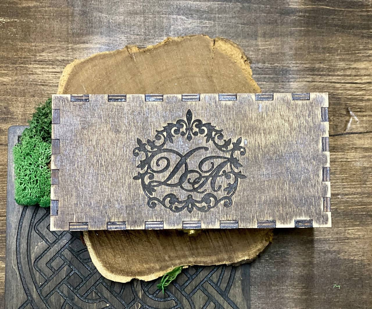 Personalized Witch Altar Box, Wooden Tarot Storage Chest, Pagan Ritual Organizer