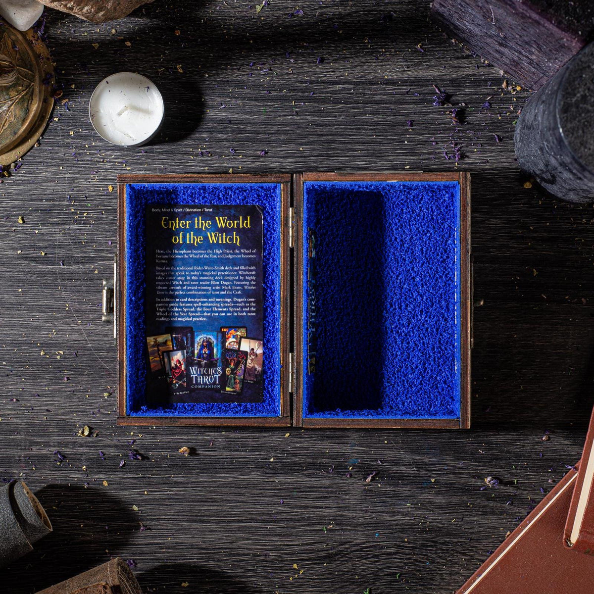 Tarot of the Witches Deck with Wooden Box & Spread Board