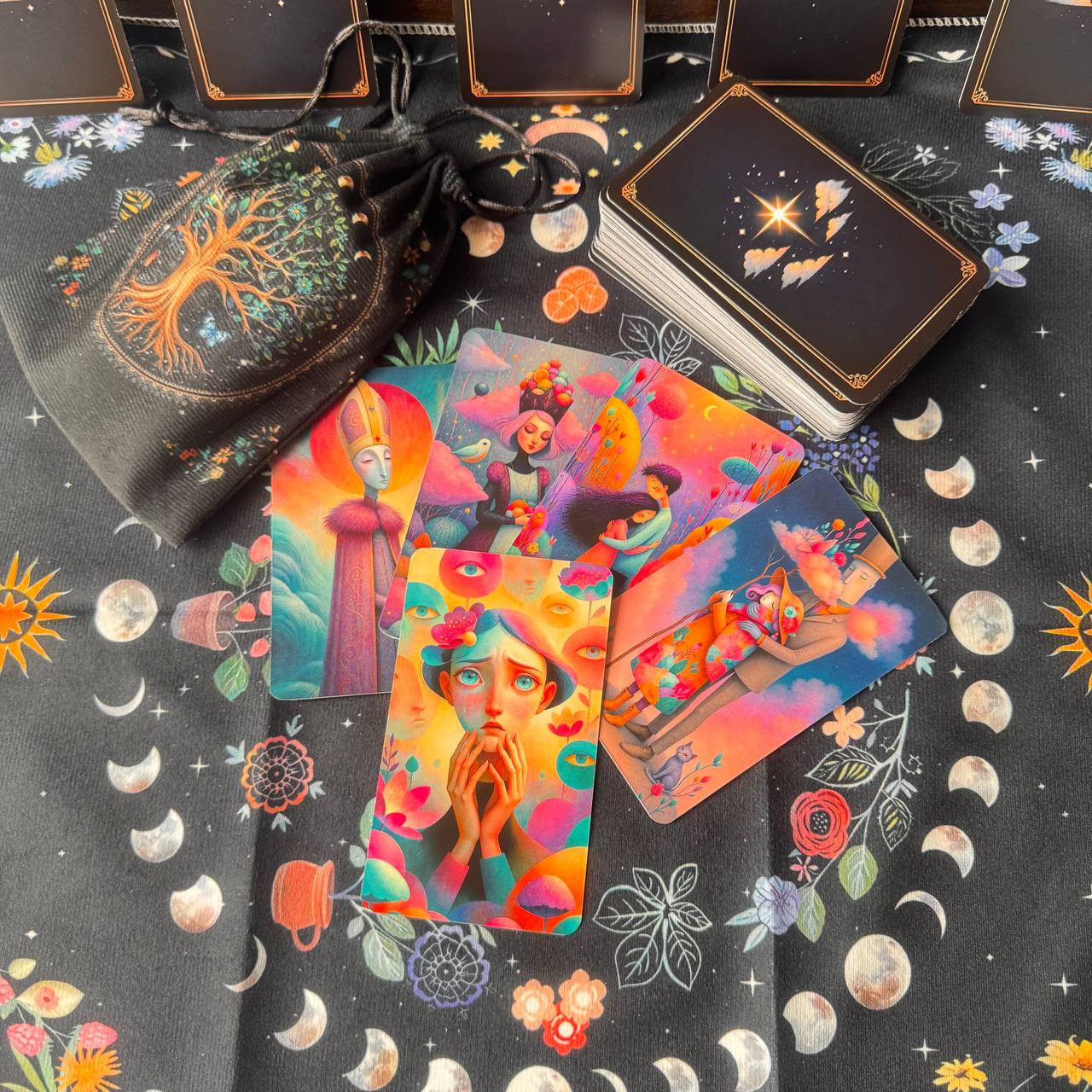Metaphorical Association Cards | Counseling Support Cards and Art Therapy Deck for Group Work