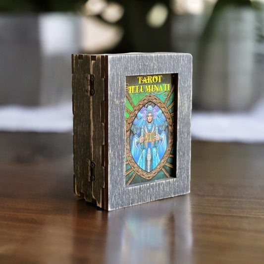 Tarot Illuminati Deck with Wooden Box & Spread Board