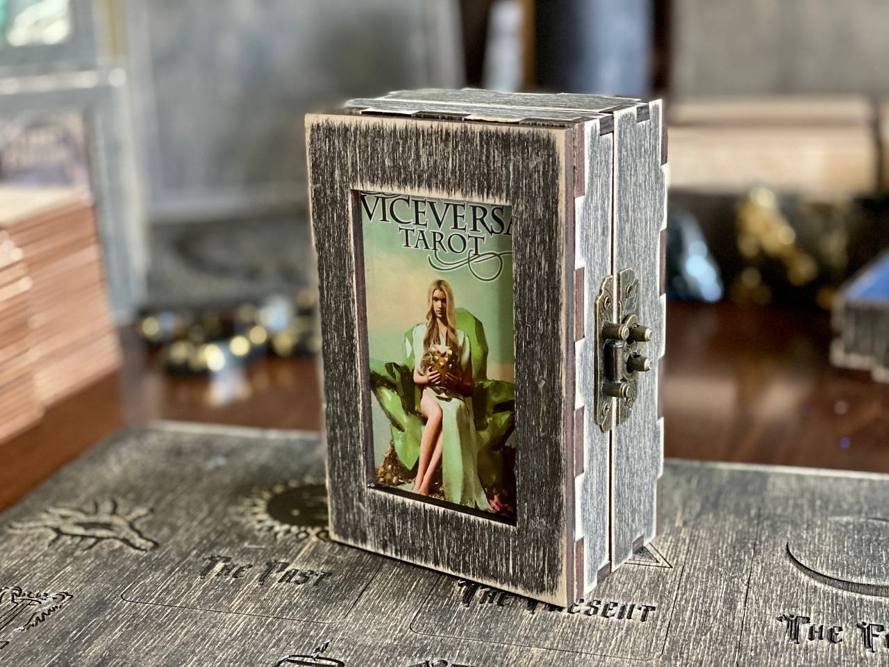 Viceversa Tarot Deck with Wooden Box & Spread Board