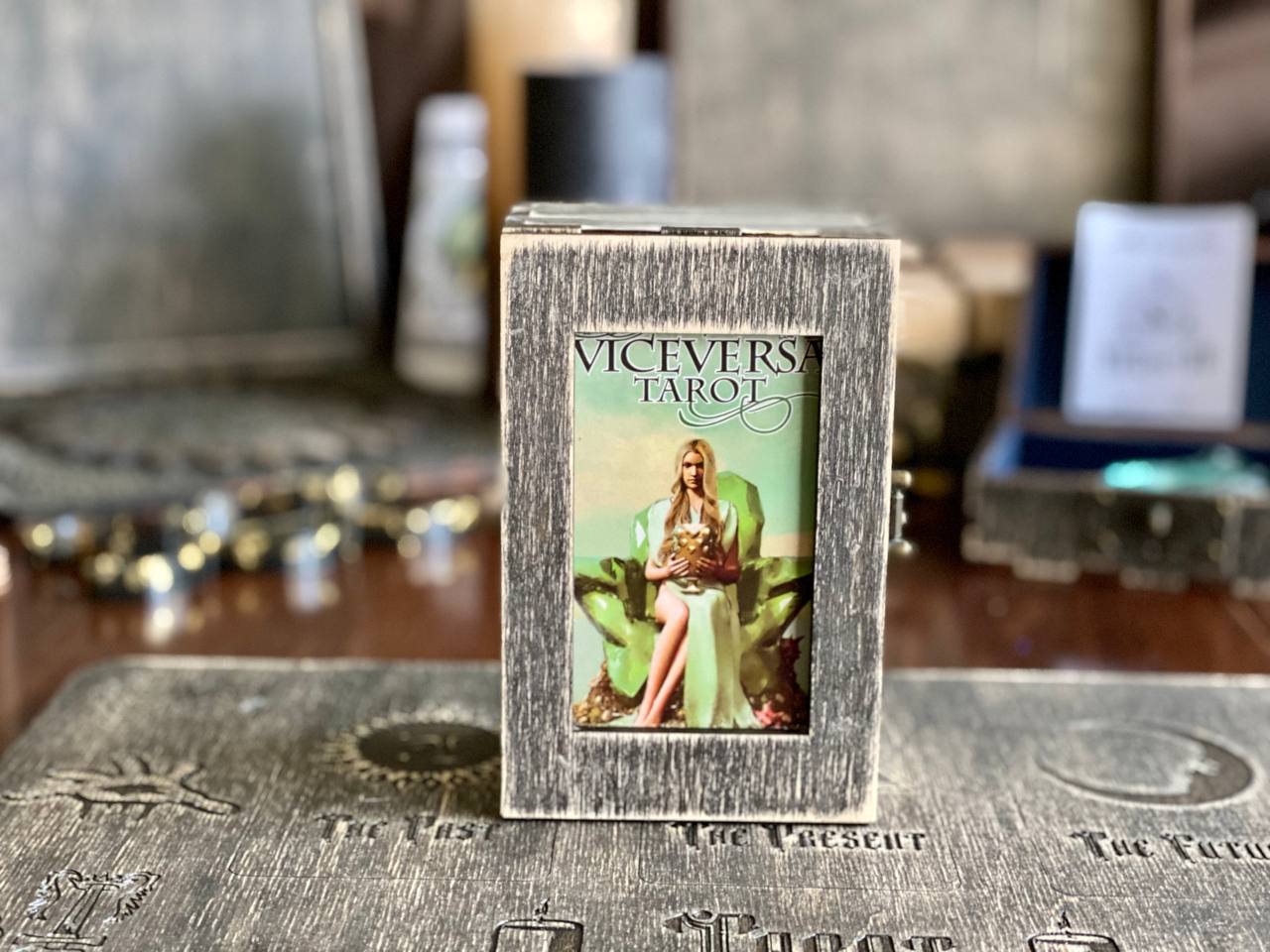 Viceversa Tarot Deck with Wooden Box & Spread Board