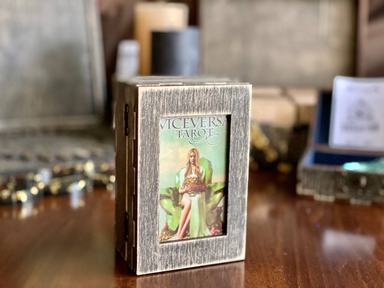 Viceversa Tarot Deck with Wooden Box & Spread Board