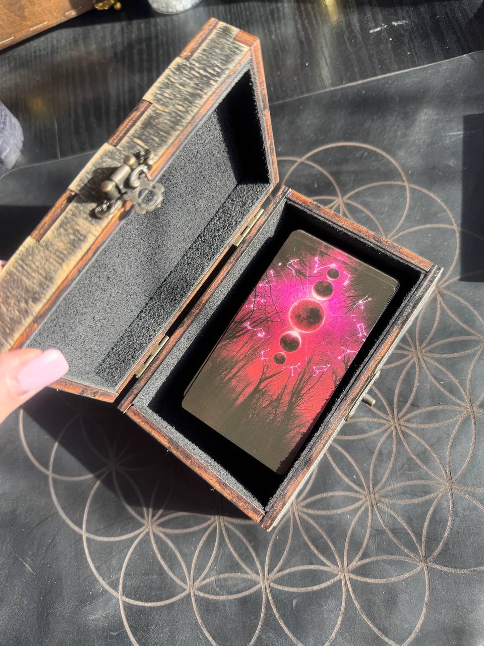 Urban Tarot Deck with Wooden Box & Spread Board