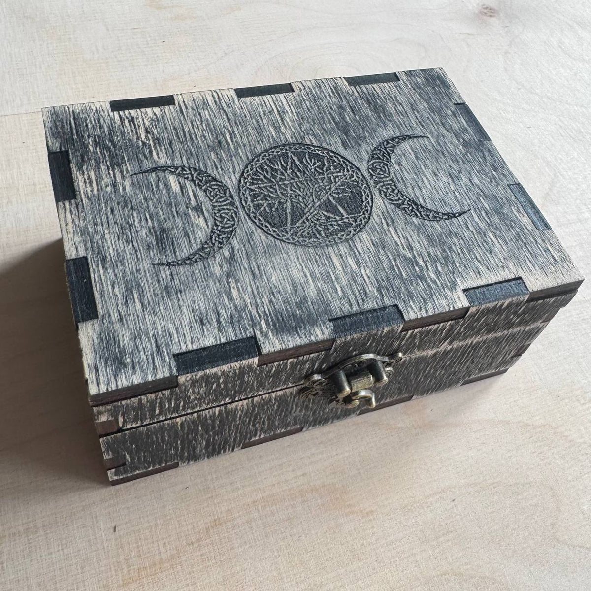 Tarot Mucha Deck with Wooden Box & Spread Board