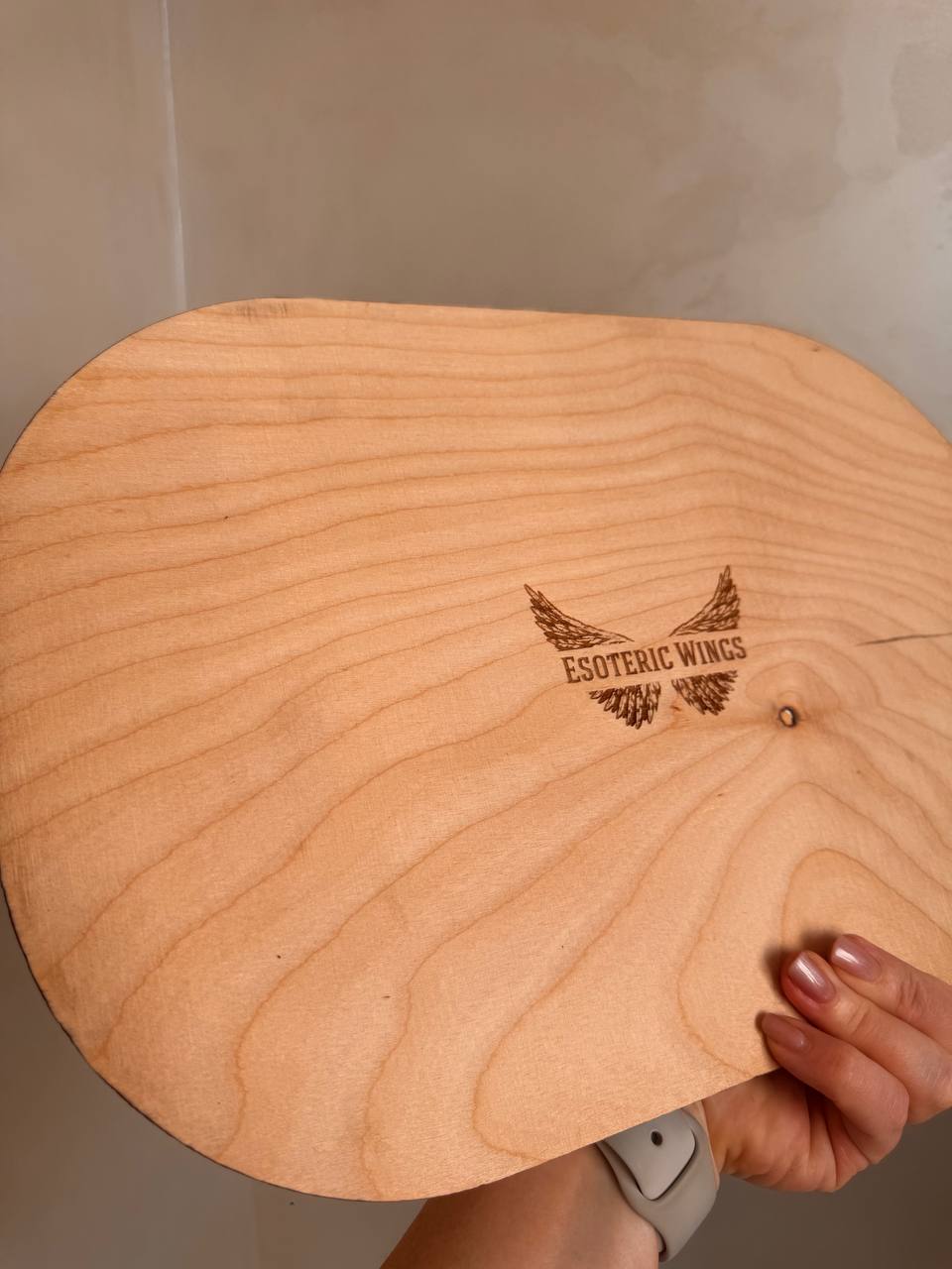 Wooden Ouija Board with Planchette Witch Altar Decor