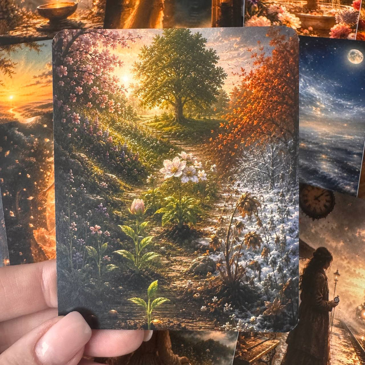 Power of Time Metaphorical Cards, Therapy & Coaching Deck