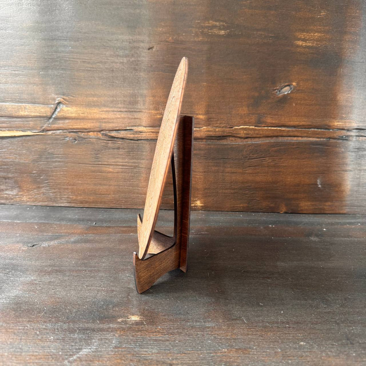 2027 Moon Phase Calendar | Wooden Lunar Planner with Stand