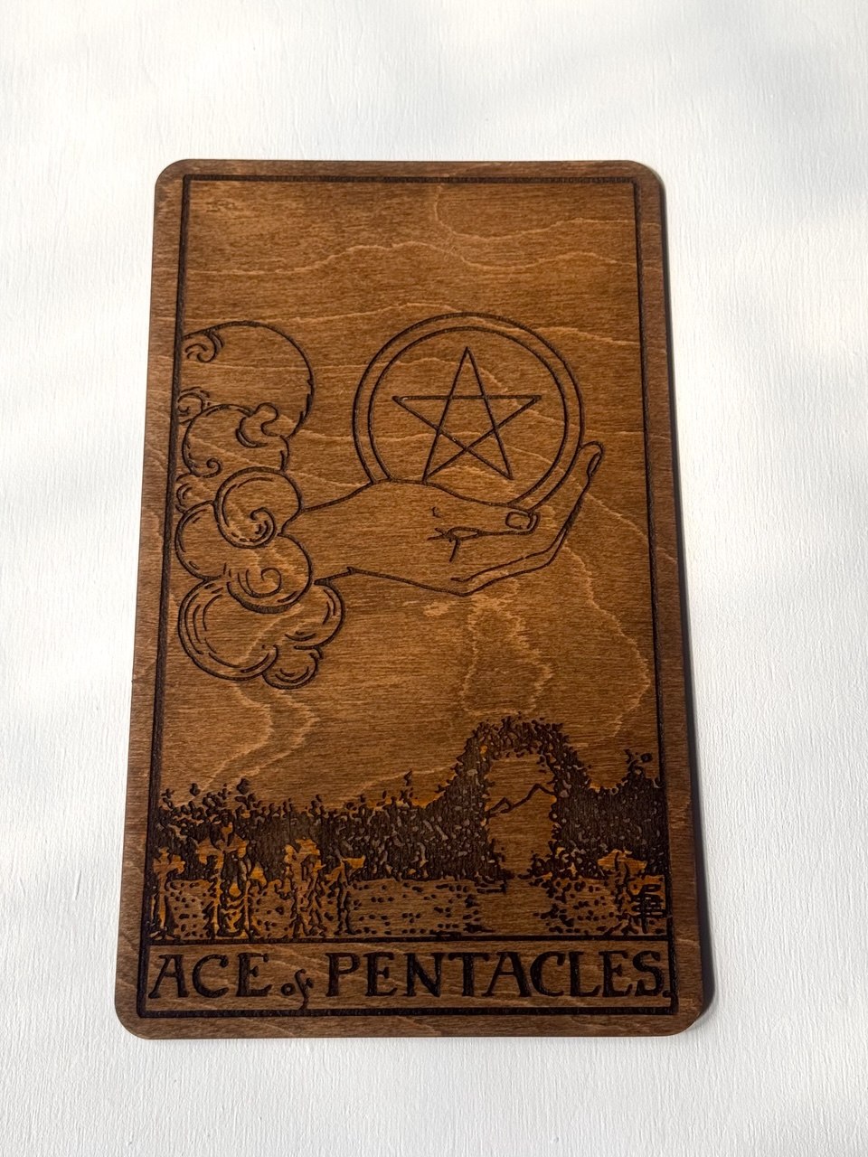 Money Attraction Tarot Decor – Ace of Pentacles
