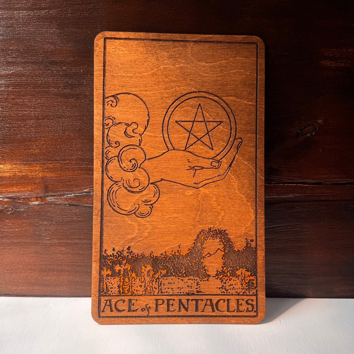 Money Attraction Tarot Decor – Ace of Pentacles