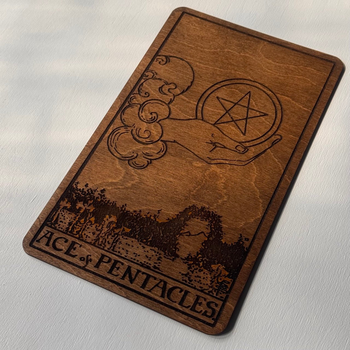 Money Attraction Tarot Decor – Ace of Pentacles