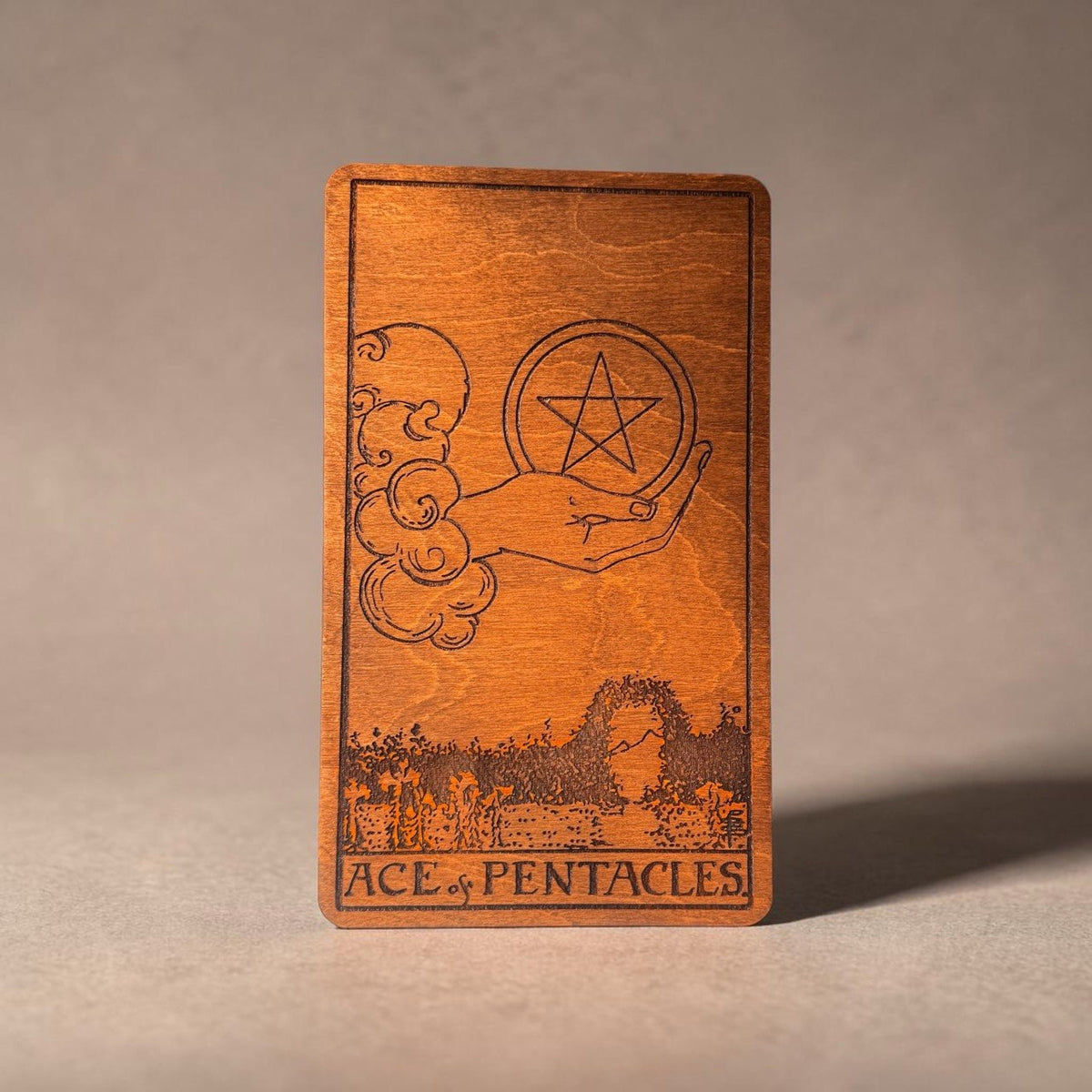 Money Attraction Tarot Decor – Ace of Pentacles