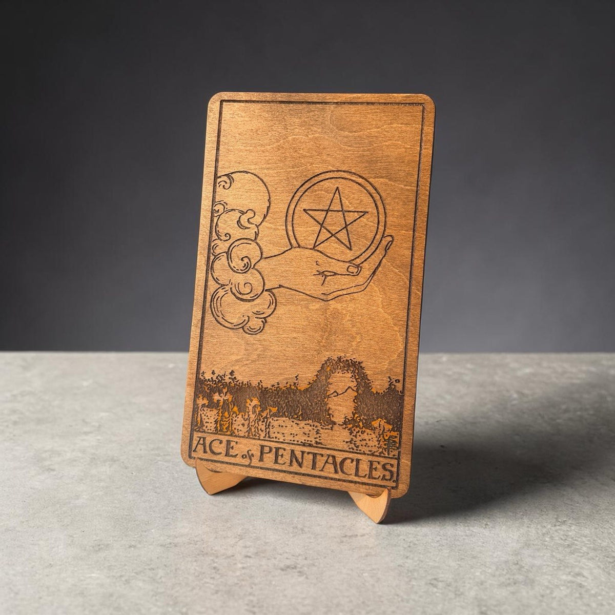 Money Attraction Tarot Decor – Ace of Pentacles