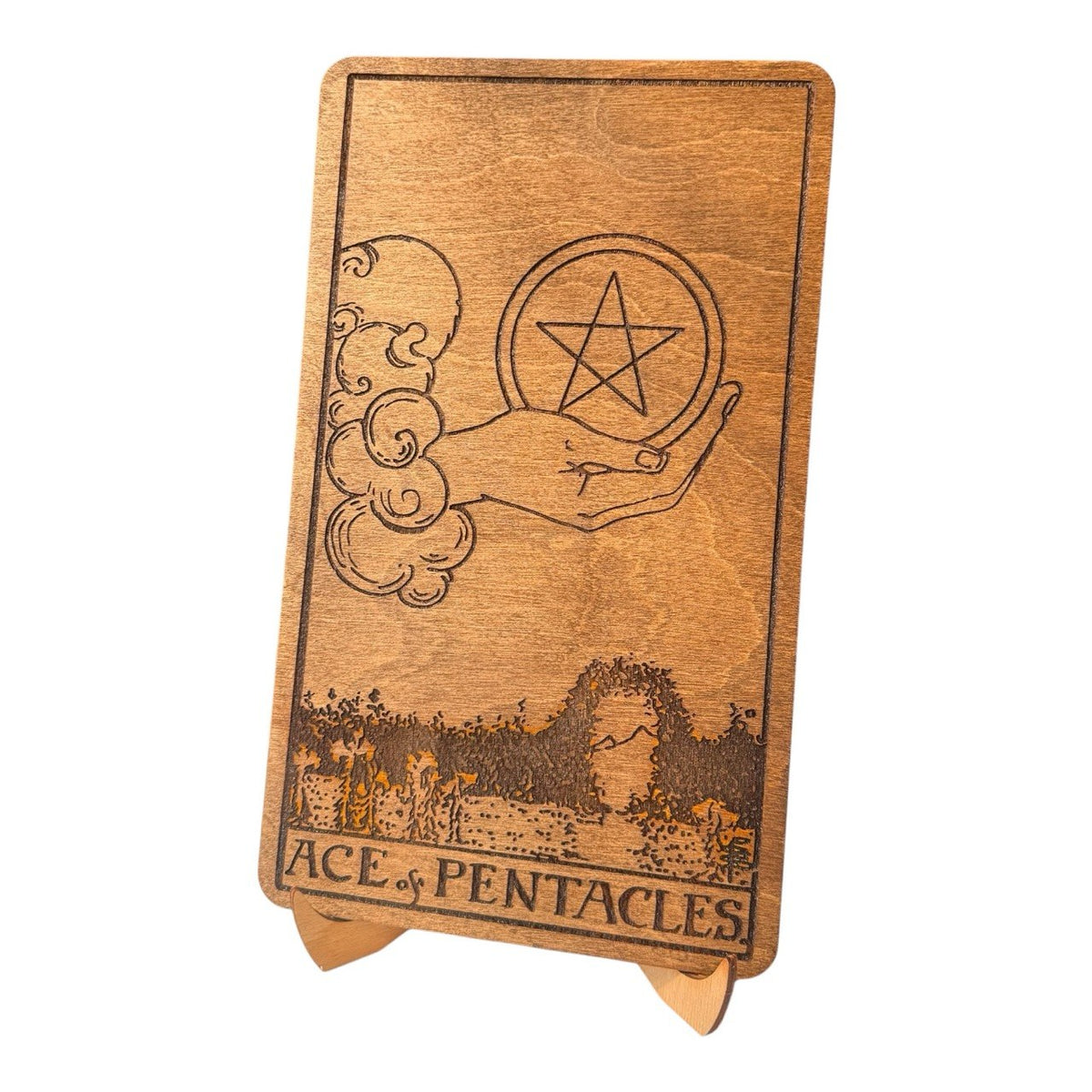 Money Attraction Tarot Decor – Ace of Pentacles