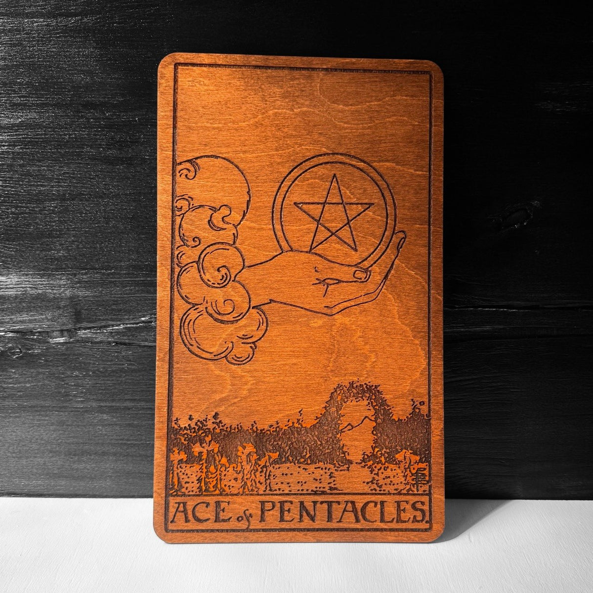 Money Attraction Tarot Decor – Ace of Pentacles